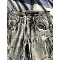 Coole grijze jeans Coolcat: Street Rebel 158/164 Skinny