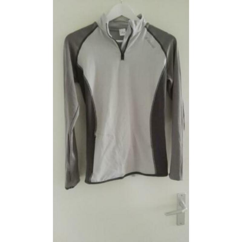 Simond Technisch sportshirt lange mouw ZGAN M/L Grijs-donke