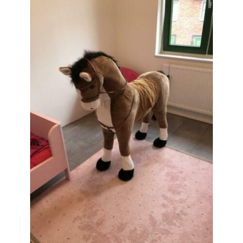 Grote paard bruin wit kleur