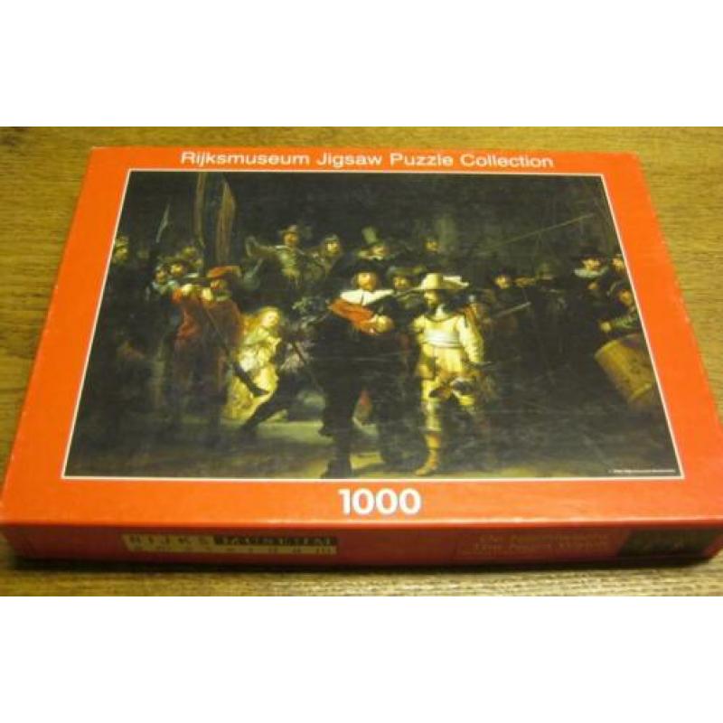 Legpuzzel De Nachtwacht Rembrandt 1000 stjes