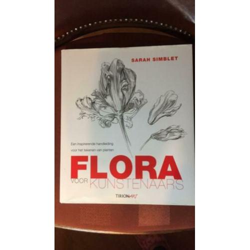 Botanisch boek voor tekenen.