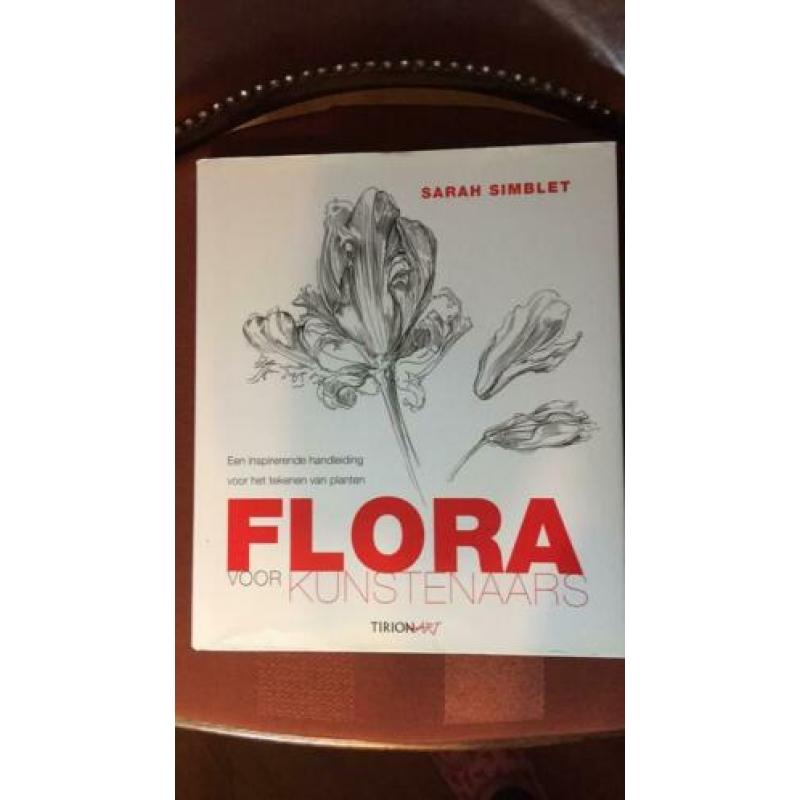 Botanisch boek voor tekenen.