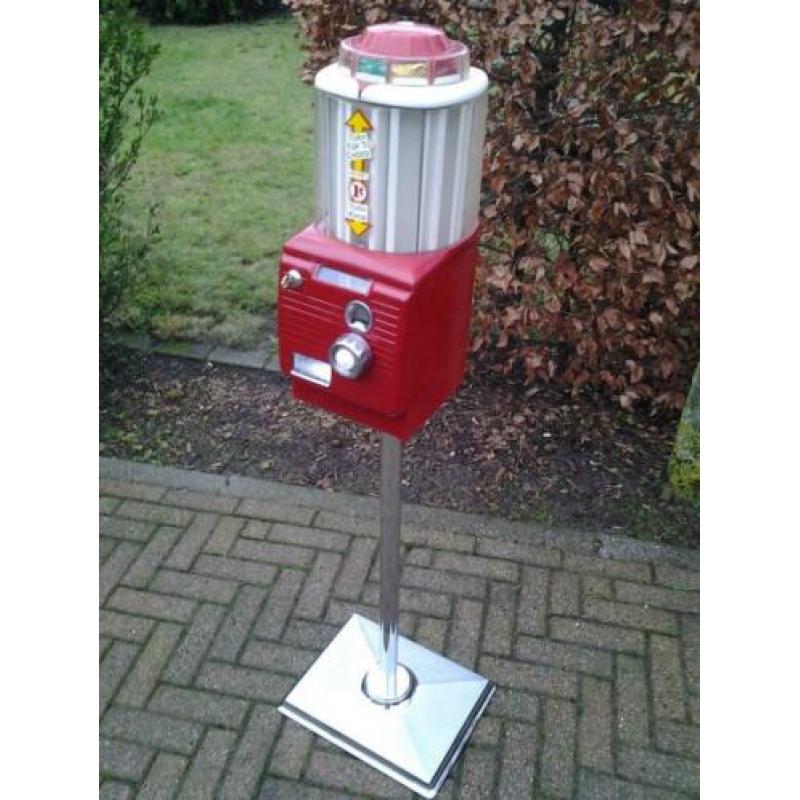 Northwestern kauwgom pakjes automaat op poot sixties fifties