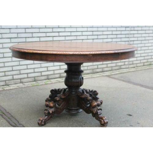 antieke jacht vossenkop tafel