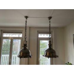 Industriële hanglamp chroom Thor ZGAN (ik heb 2 stuks)