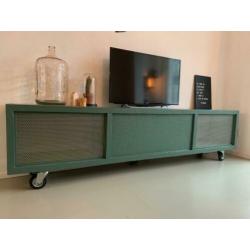 Tv meubel steigerhout geverfd