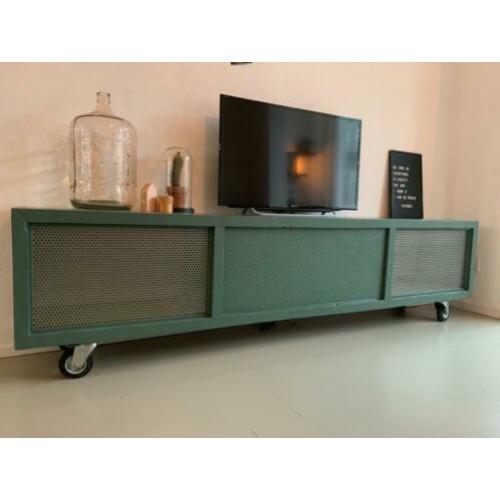 Tv meubel steigerhout geverfd