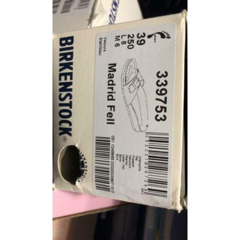 Birkenstock Madrid bont voering maat 39