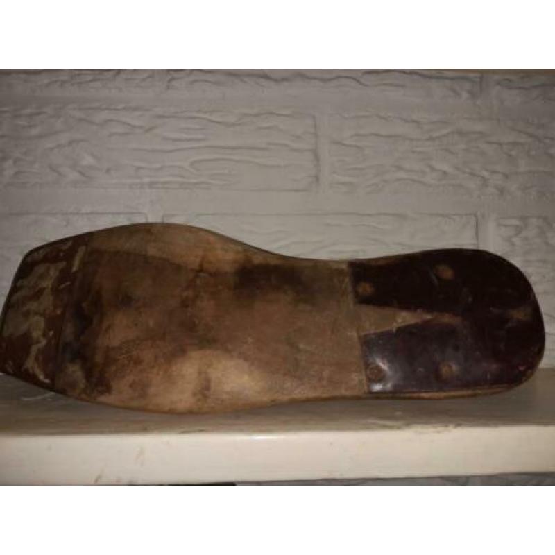 Houten schoenleest, leest, schoen mal, brocante
