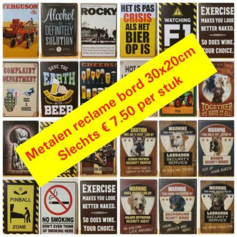 darts bull's eye pinup reclamebord wandbord van metaal 30x20