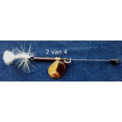 R 6 set van 4 Ultra Light Forel - Ruisvoorn - Baars spinners