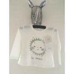 Zara Nieuw T-shirt longsleeve trui maat 74