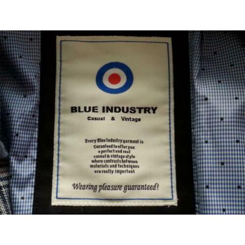 Nieuw BLUE INDUSTRY Colbert met blauwe kleur maat 52