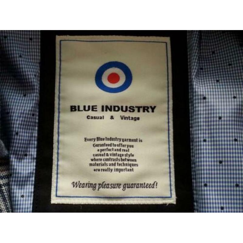 Nieuw BLUE INDUSTRY Colbert met blauwe kleur maat 52