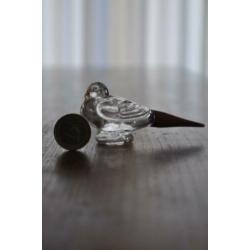 Oud Parfumflesje Odeurflesje Vogel