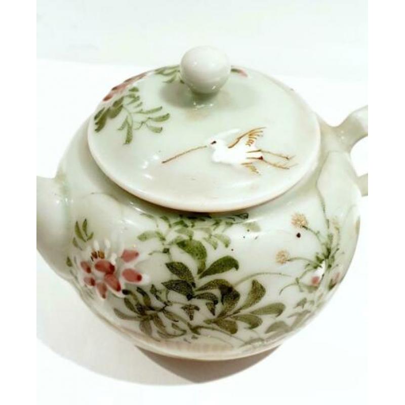19e eeuws "celadon" Chinees/Japans theesetje