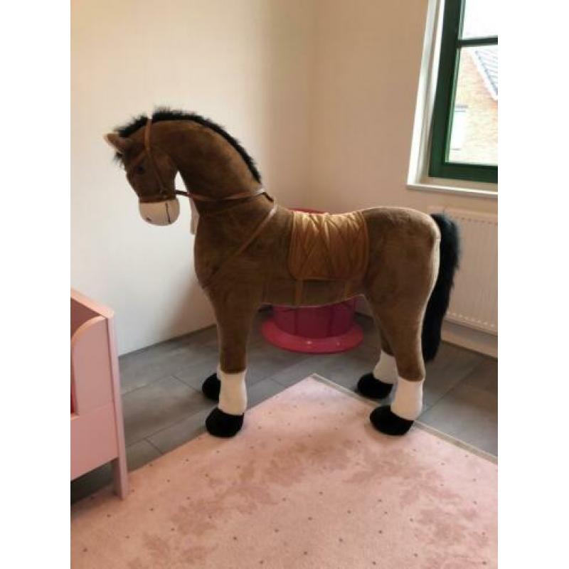 Grote paard bruin wit kleur