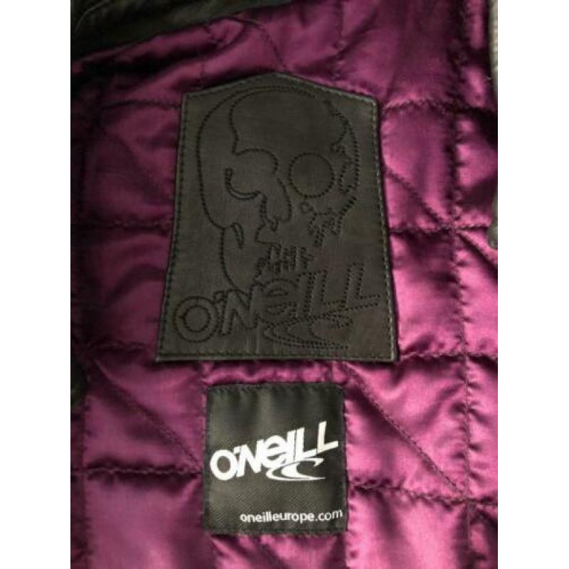 Zwart leren jack O’Neill maat: L