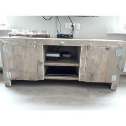 TV meubel steigerhout. Op maat gemaakt. Veel keuze in model.