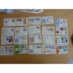 20 x First day cover Egypte Egypt 1973 / 1974 fdc
