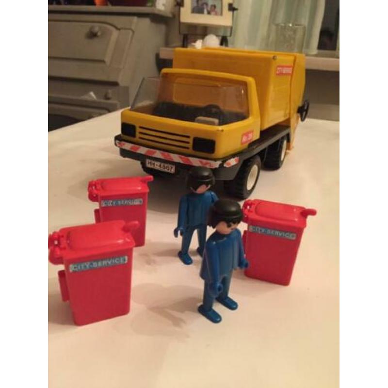 Playmobil vuilniswagen