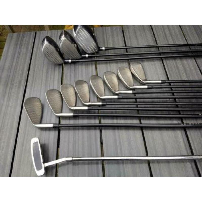 Kanzen heren golfset r.h. met golftrolley