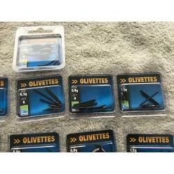 adv 117 / NIEUW set 16 blisters oilivettes PRESTON
