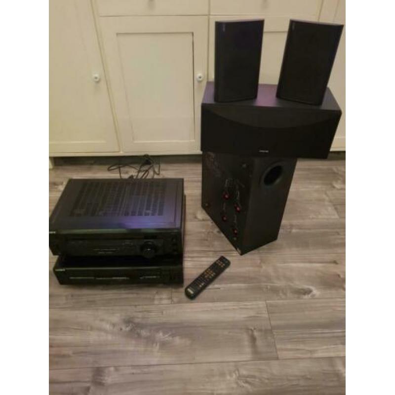 Sony versterker , en cd wisselaar en jamo speakers