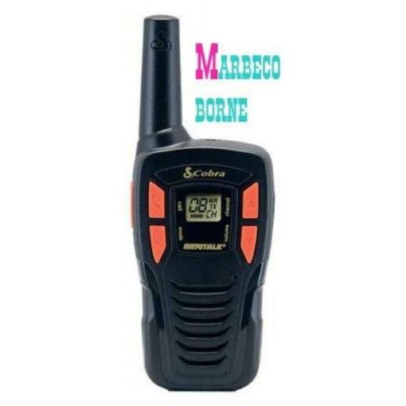 Portofoon,Walkie Talkie set Cobra, USB lader, incl. batt.