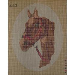 Stramien paard poes Bloemen enz Borduurstramien 7 stuks