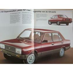 folder Fiat 131 met oa Supermirafiori 2000TC