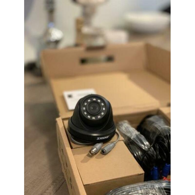 ???? Camerasysteem 4 HD dome IP camera bewaking samsung iPhone