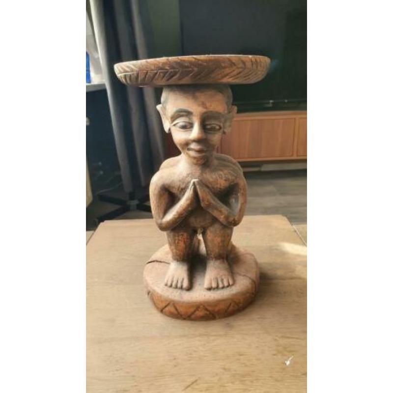 Afrikaans beeldje of bijzet tafeltje