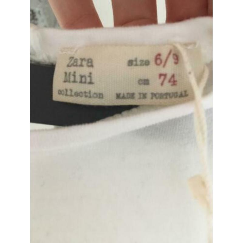 Zara Nieuw T-shirt longsleeve trui maat 74