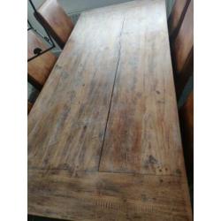 Eettafel teakhout