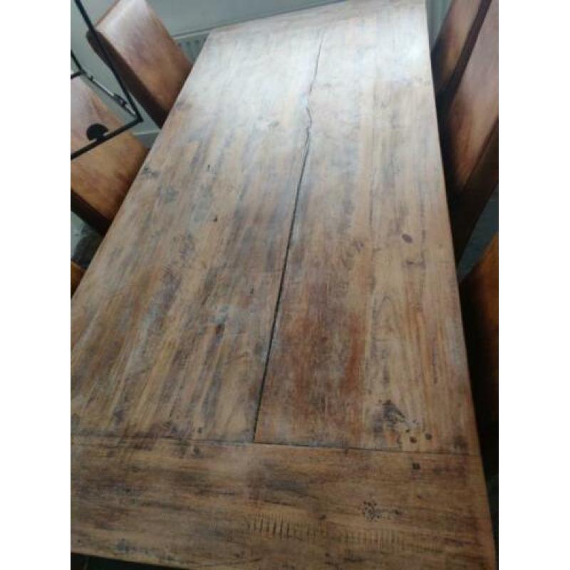Eettafel teakhout