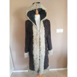 Mooie suede dames jas. Maat: L/ 40