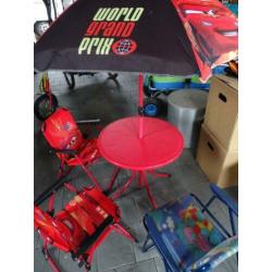 camping stoeltjes stoel kinderen set parasol tafel