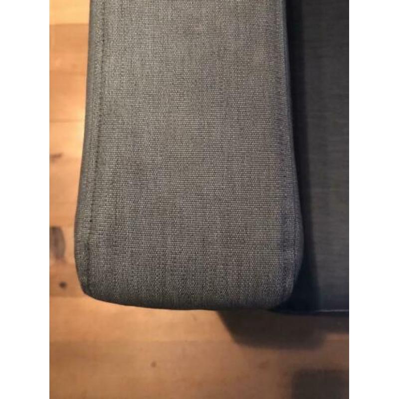 Grijze/ antraciet 3 zits hoekbank Ikea karlstad
