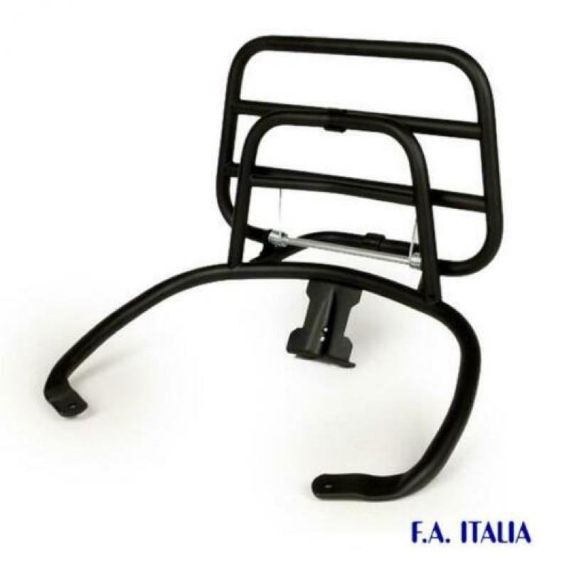 Achterdrager Vespa Primavera / Sprint chroom achterrekje