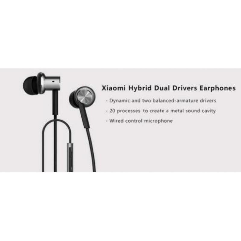 Xiaomi Piston Mi IV Hybrid Earphones zilverkleurig origineel