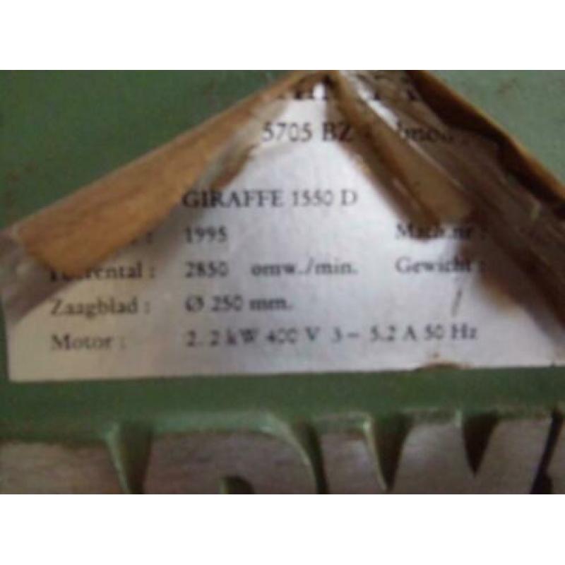 Harwi Verticale platen cirkel zaag