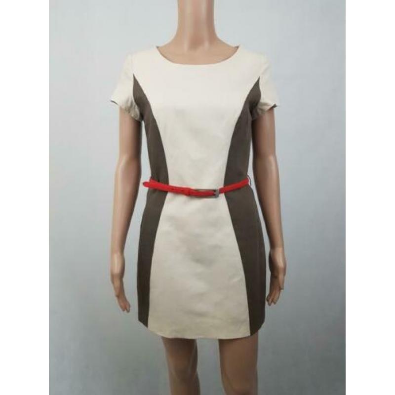 Natan Editions 5 jurk roomwit beige designer luxe maat 36