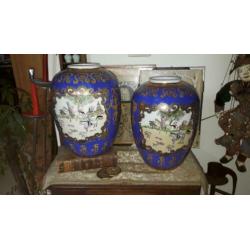 Set oude Chinese voorraadpotten