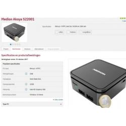 Medion Akoya S22001 mini computer