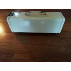 Vintage koek/cakeblik kleur: cremewit