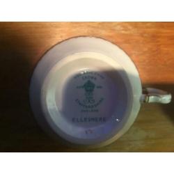 servies antiek kop en schotels