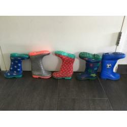 Kinder regenlaarzen maat 19/21/22/23