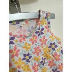 Nieuw! Jurkje / zomerjurkje bloemen Maat 80/86