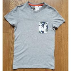 Superdry heren t-shirt grijs mt XS